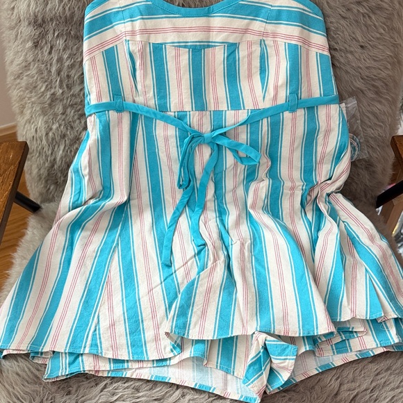 Anthropologie Maeve Babydoll Linen Romper NWT - Picture 5 of 6